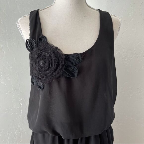 Marquis Racer Back Faux Wrap Around Mini Dress Sz M - Picture 5 of 9